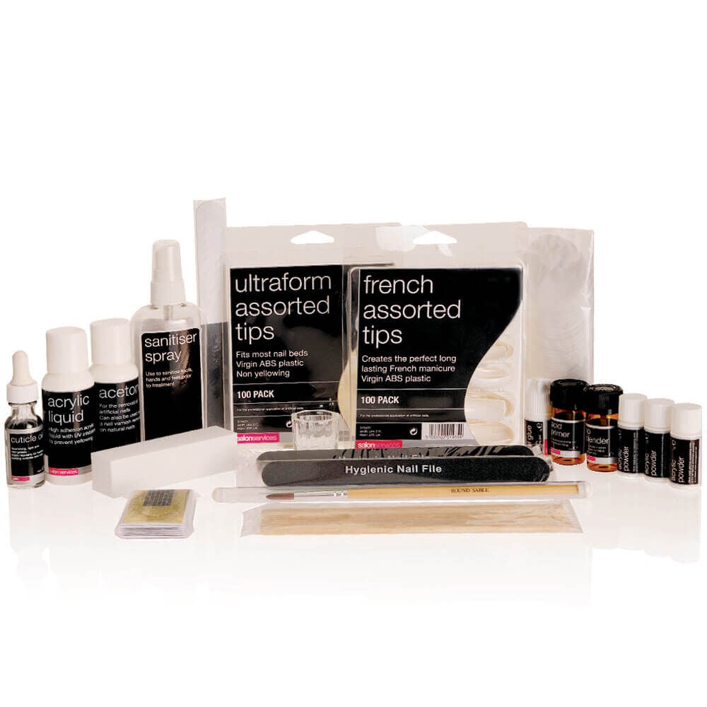 Salon Services acrylic nail extensions starter kit