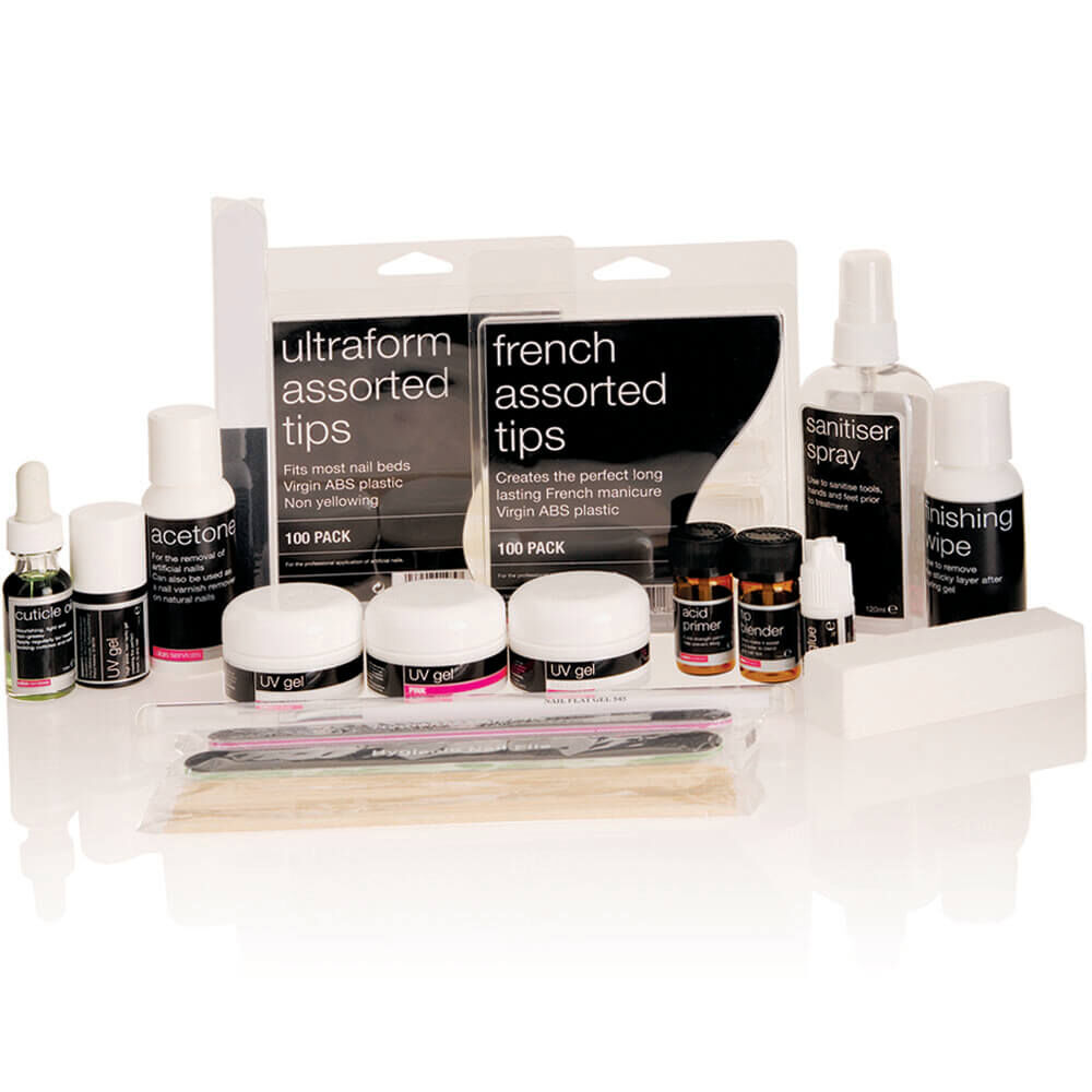 Salon Services UV gel nail extensions starter kit