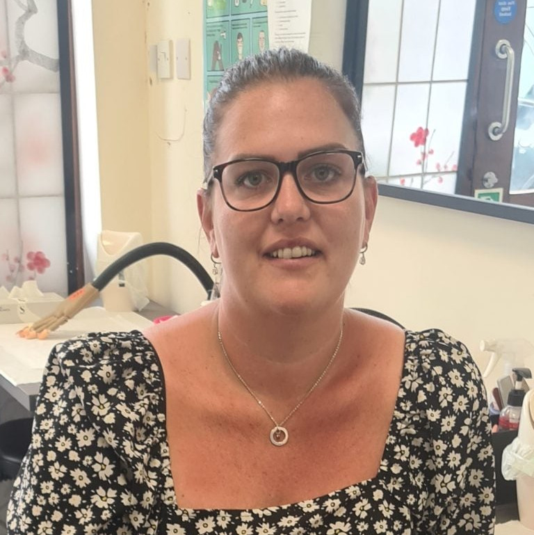 Libby, a graduate of The Beauty Academy